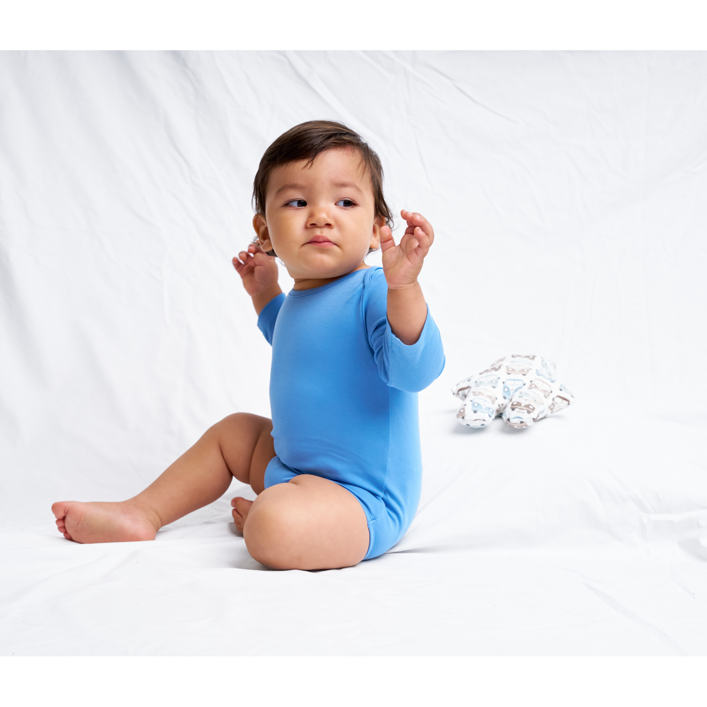 Body manga larga Indigo