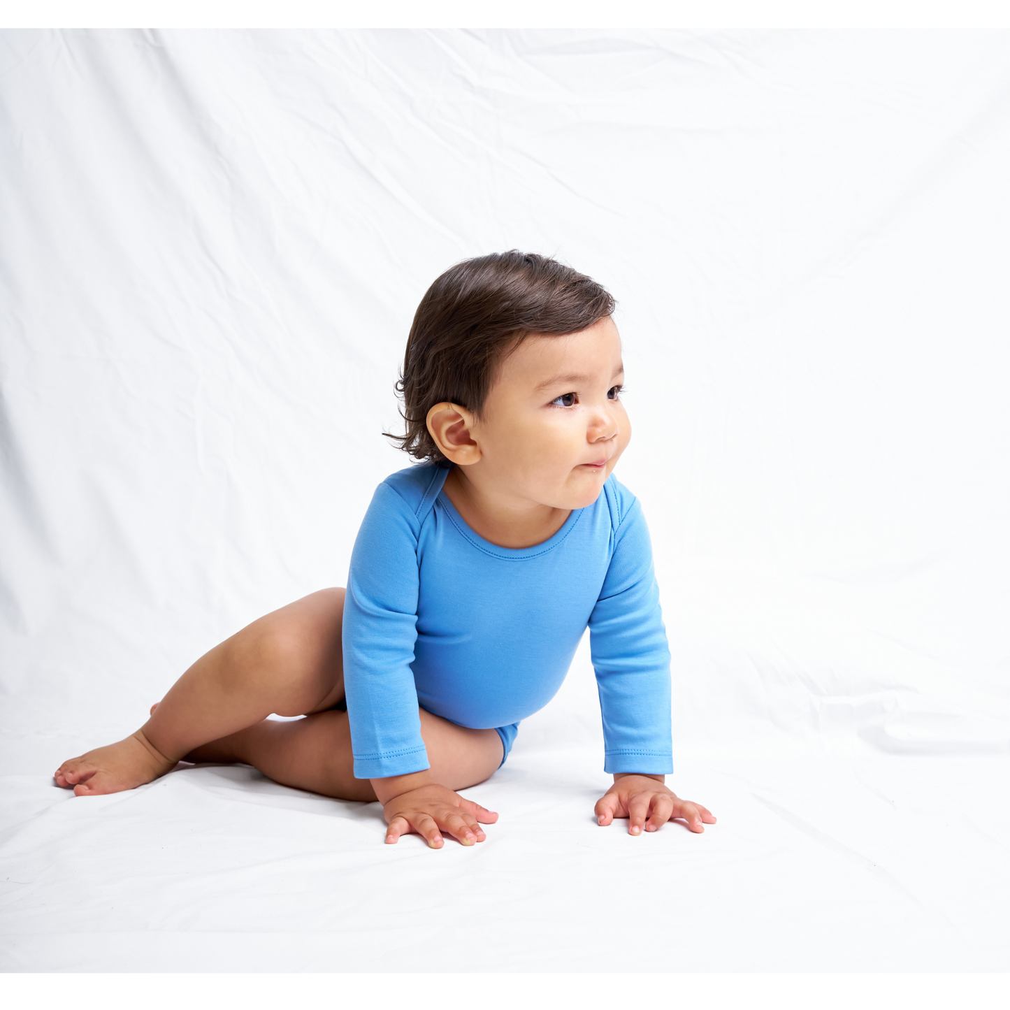 Body manga larga Indigo