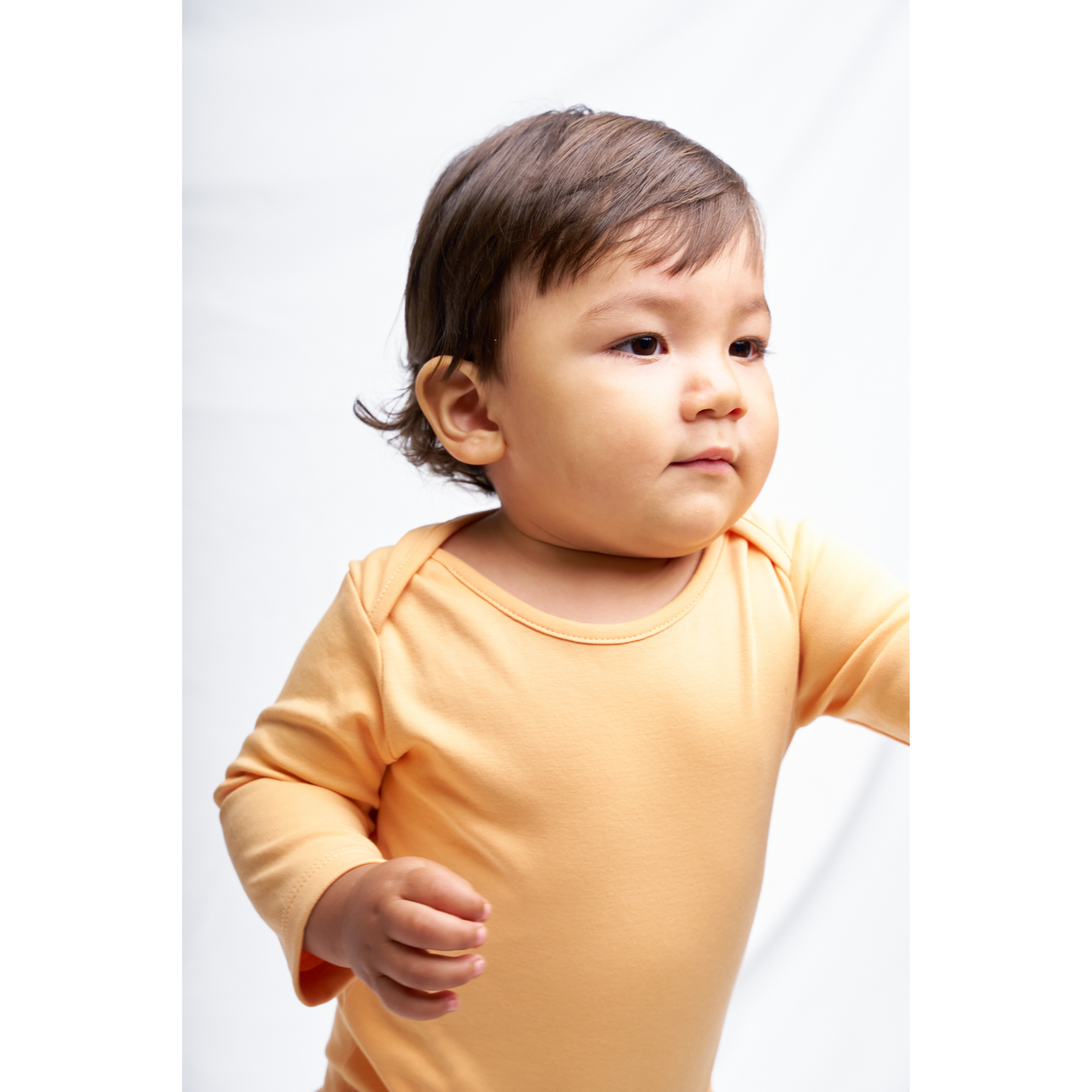 Body manga larga Peach