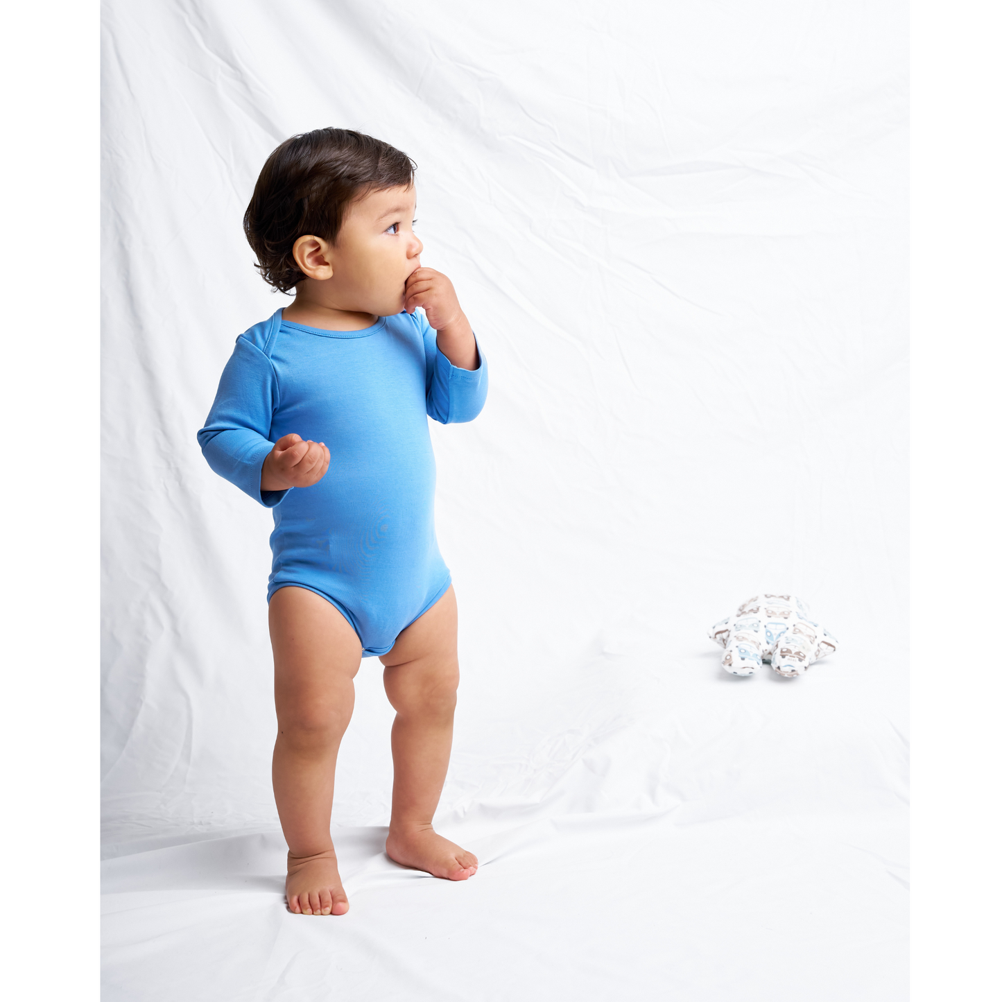 Body manga larga Indigo
