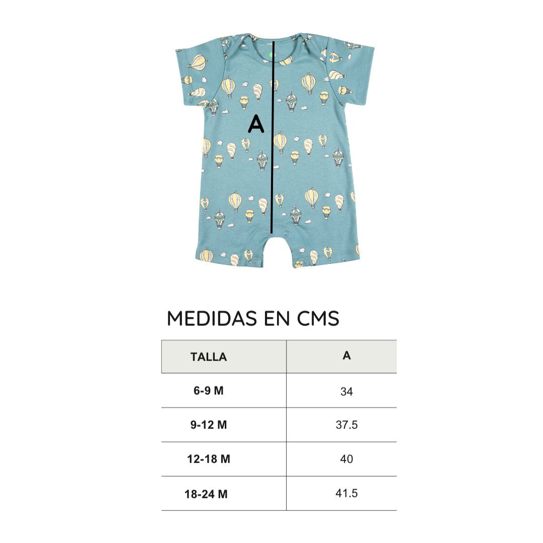 Enterizo short Globos