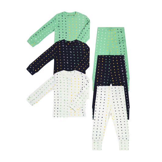 3 Pack Pijama Dots