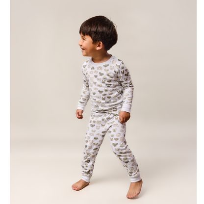 Pijama Patitas Grey
