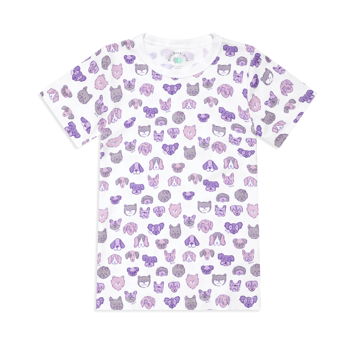 Polo manga corta Patitas Lilac