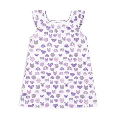Vestido Patitas Lilac