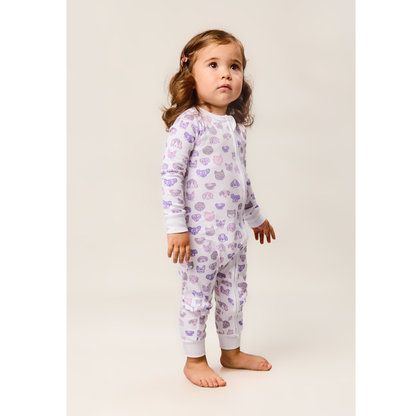 Enterizo Patitas Lilac + Manta