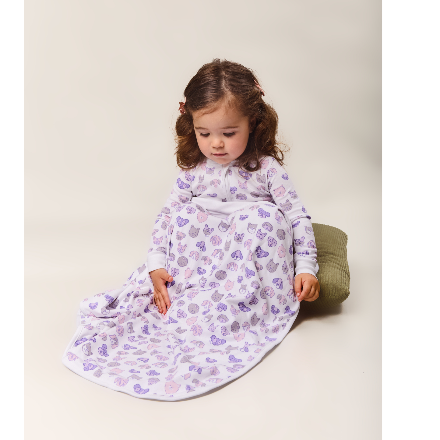 Enterizo Patitas Lilac + Manta