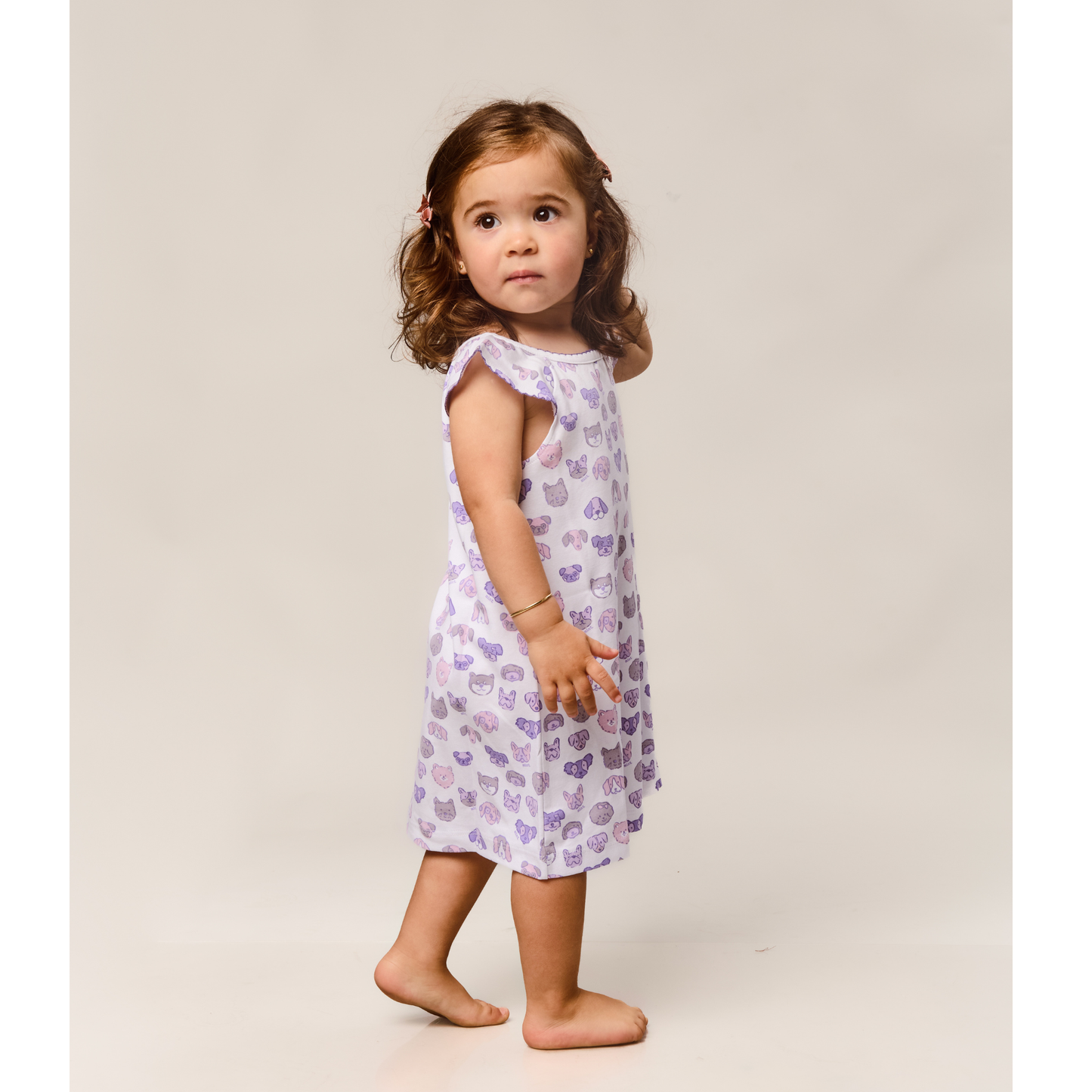 Vestido Patitas Lilac