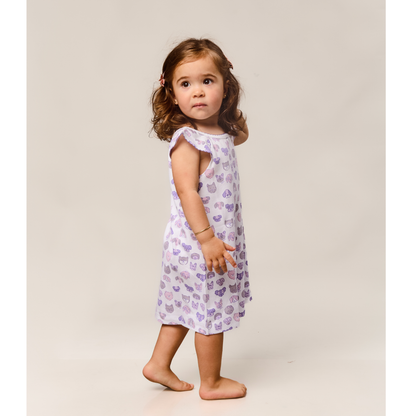 Vestido Patitas Lilac