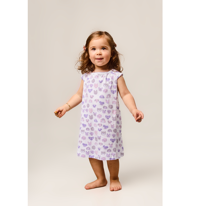 Vestido Patitas Lilac