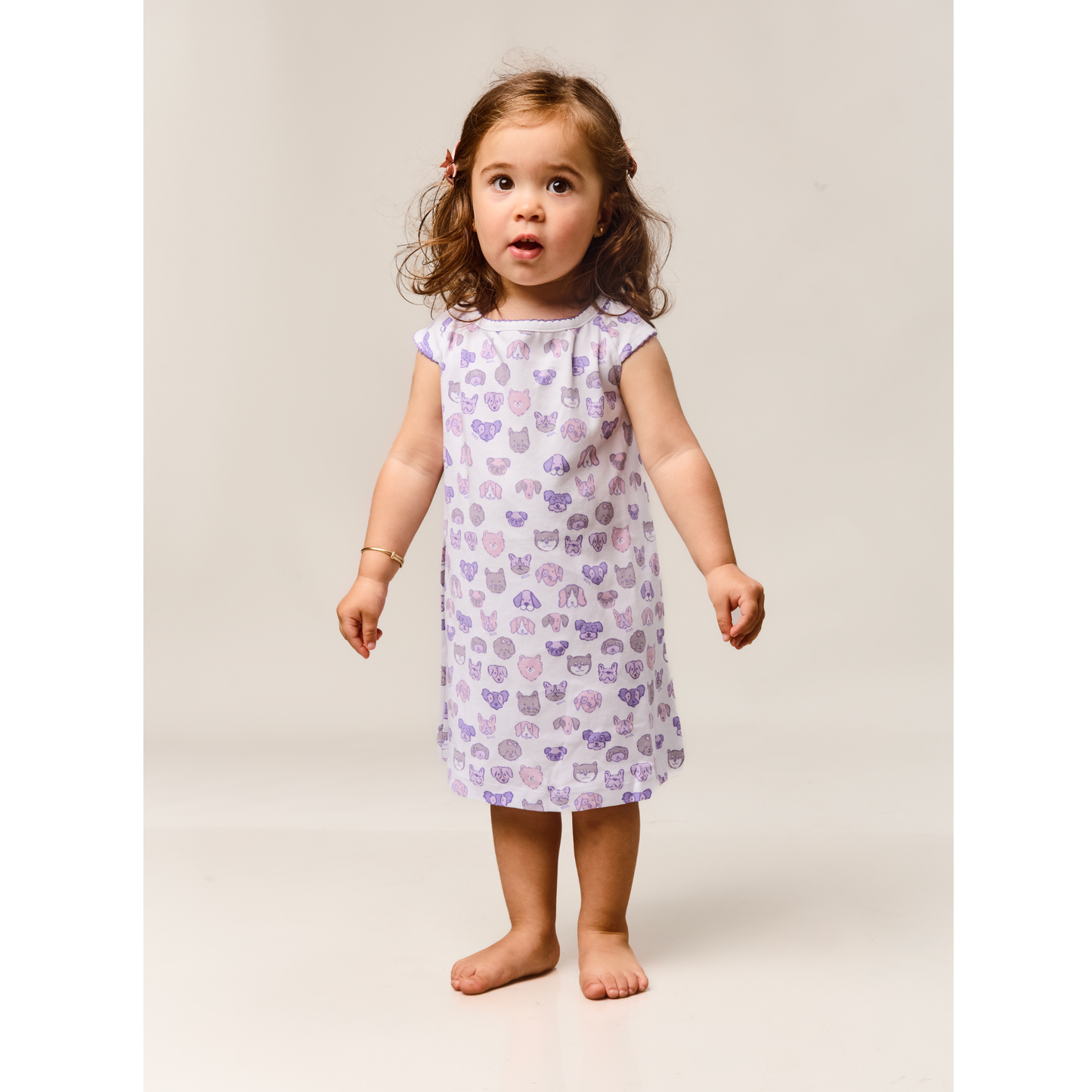 Vestido Patitas Lilac
