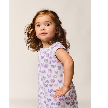 Vestido Patitas Lilac