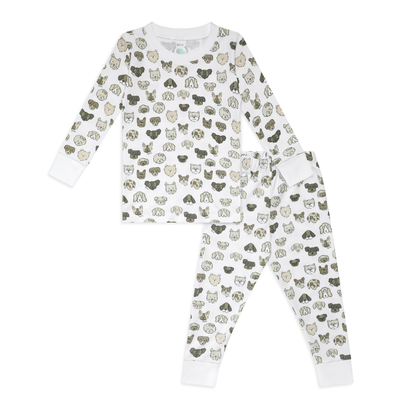 Pijama Patitas Grey