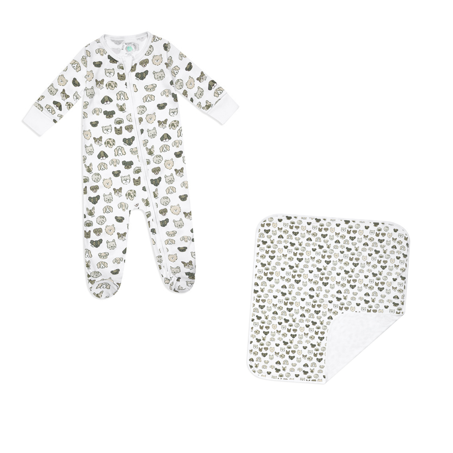 Enterizo Patitas Grey + Manta