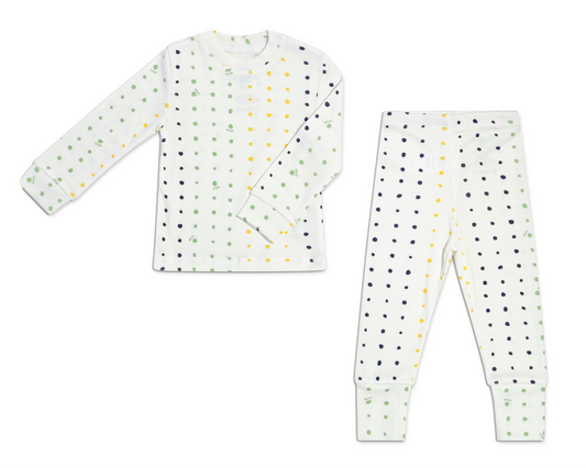 Pijama bebé Cream Dots