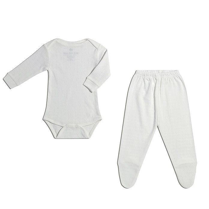 Conjunto Baby Pointelle Soft Cream