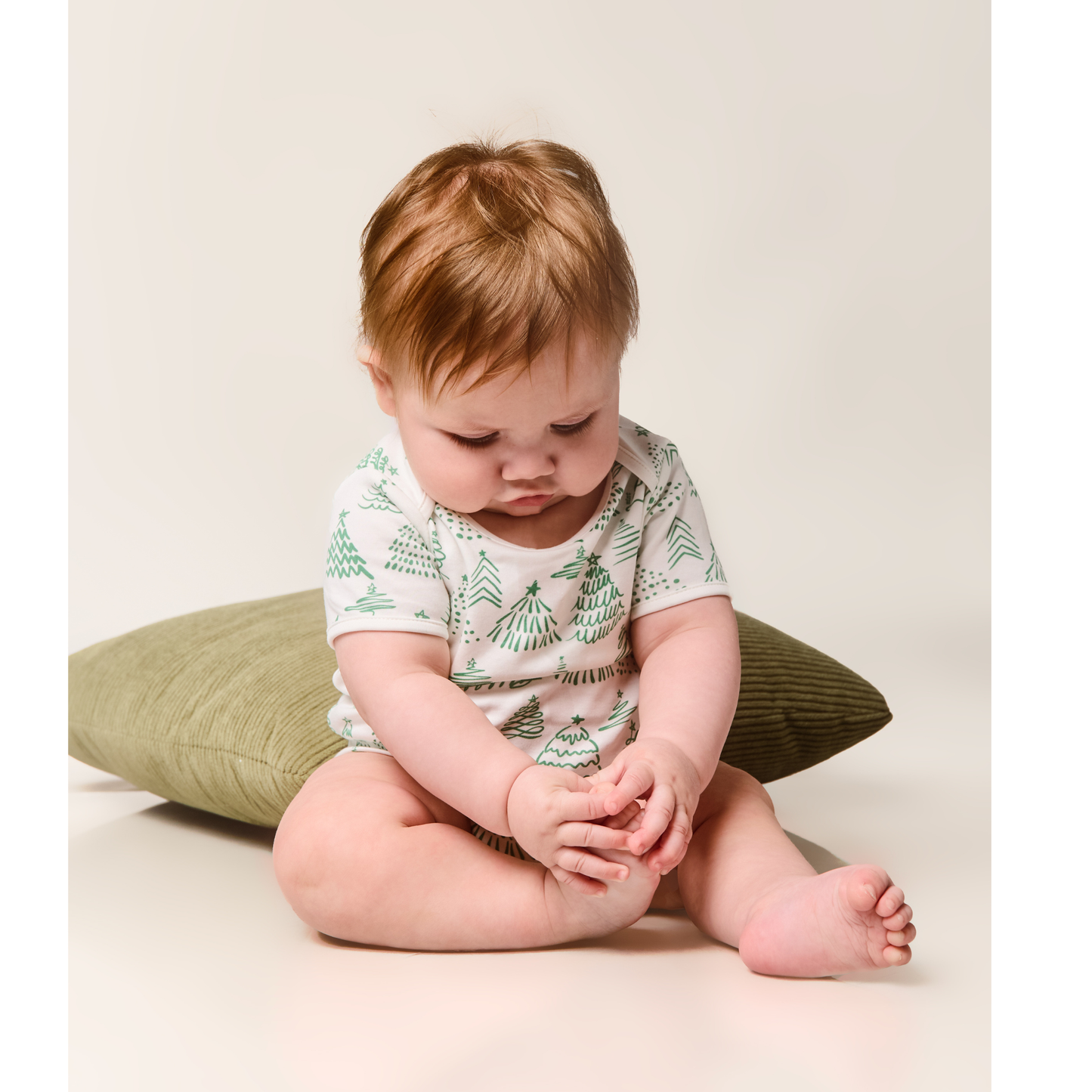 Body manga corta Mini Pinos