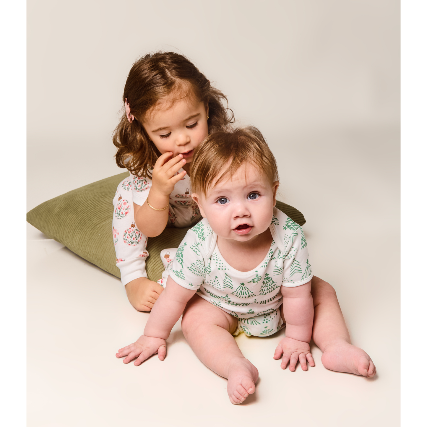 Body manga corta Mini Pinos