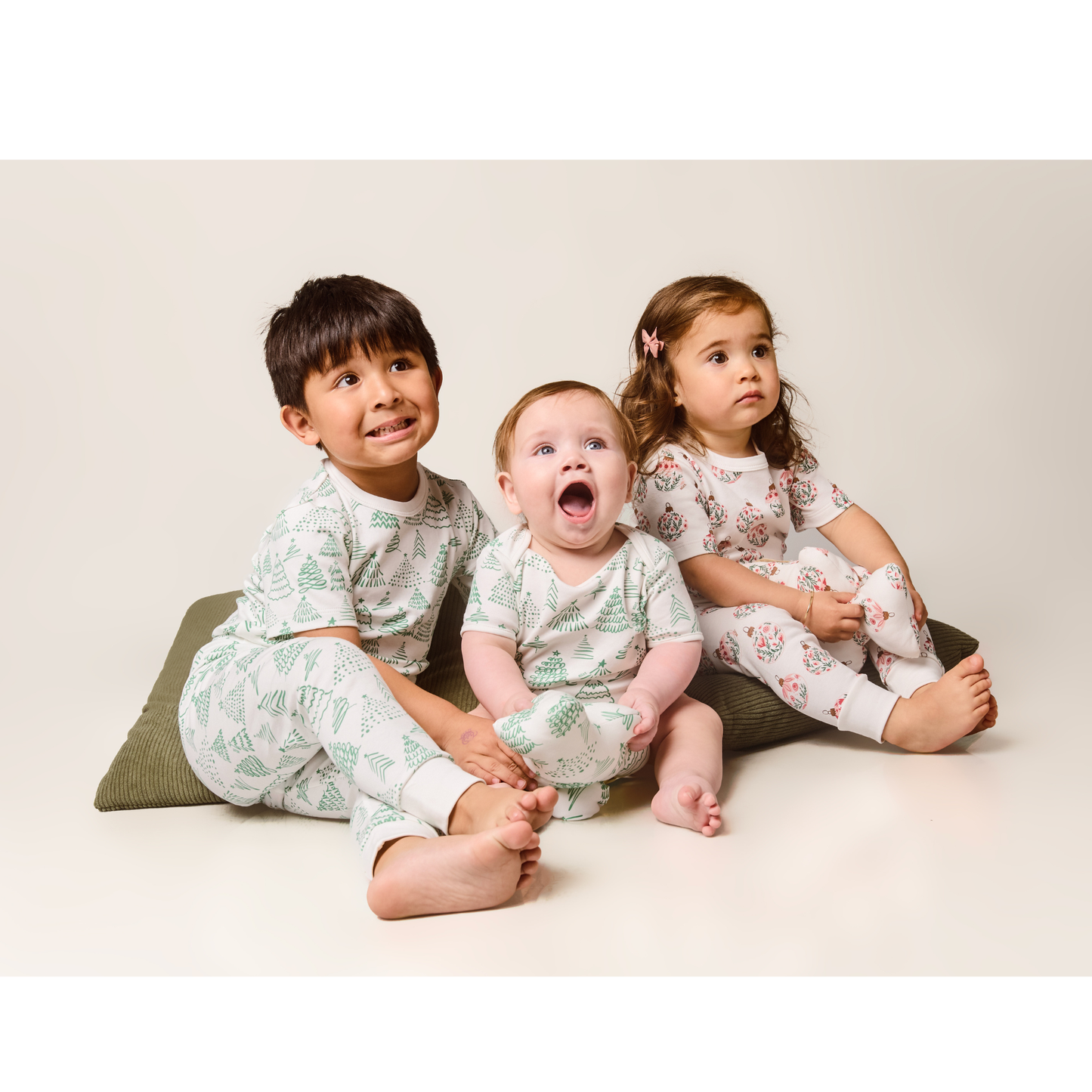 Body manga corta Mini Pinos