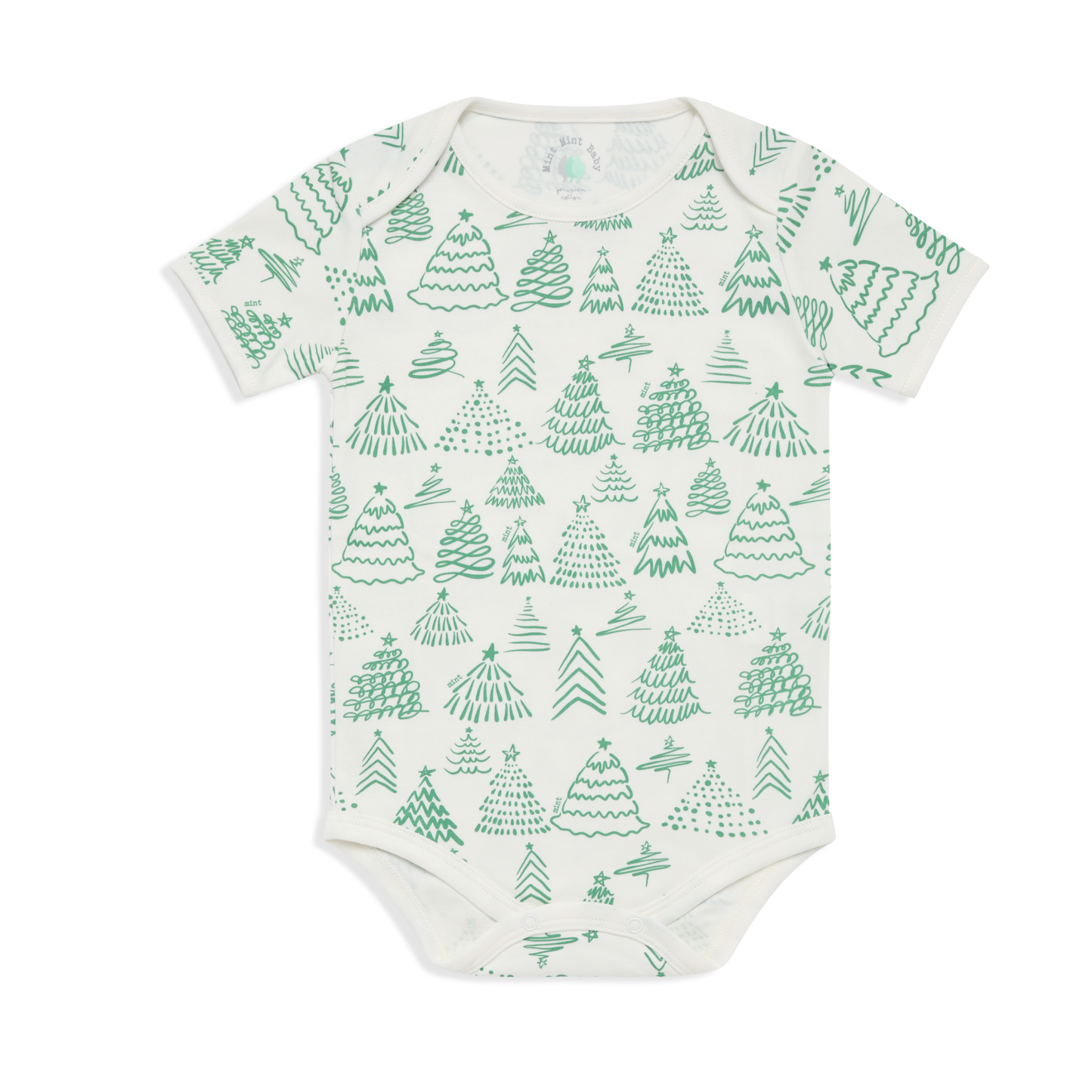 Body manga corta Mini Pinos