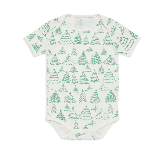 Body manga corta Mini Pinos